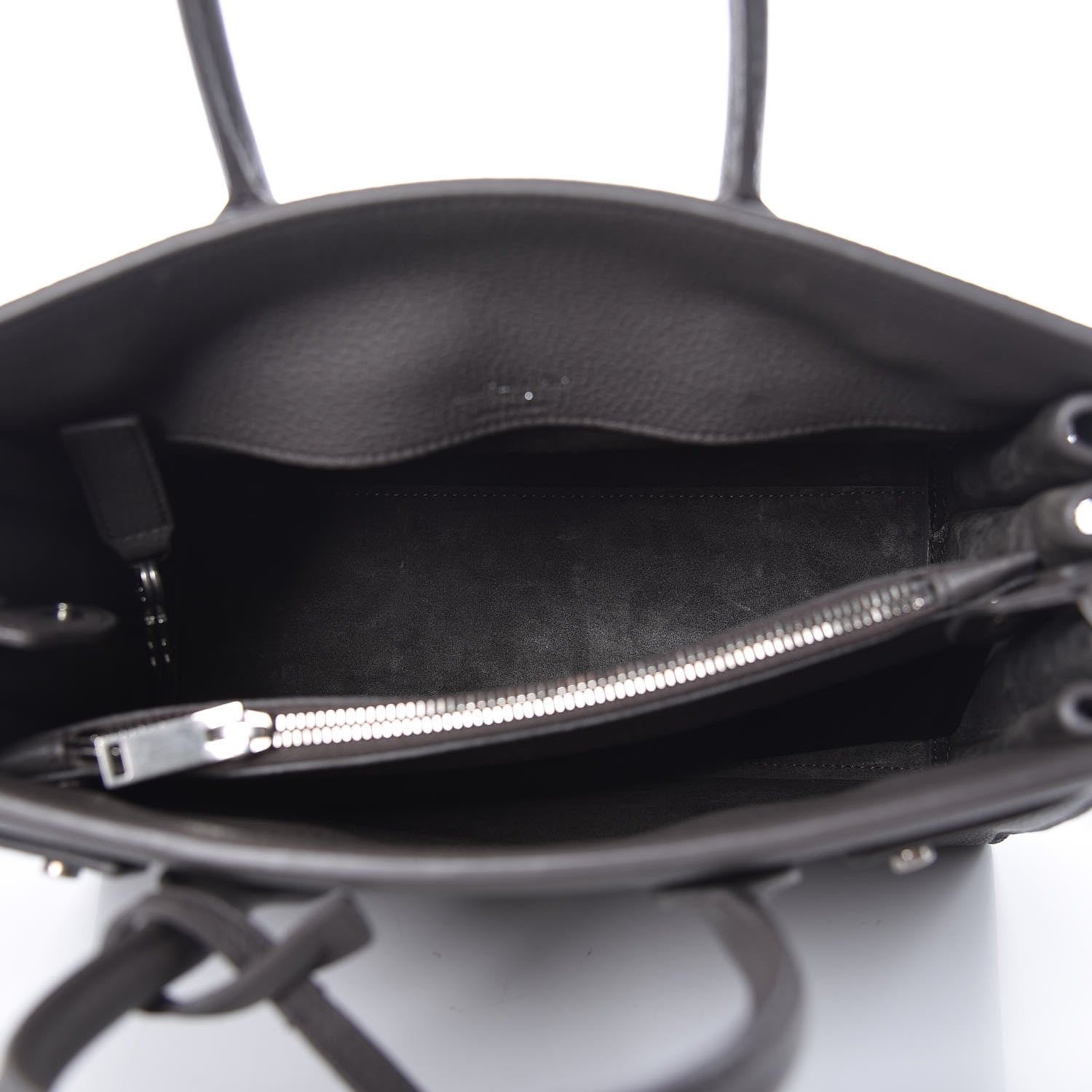 Saint Laurent Grained Calfskin Baby Sac De Jour Souple Earth 5 of 10