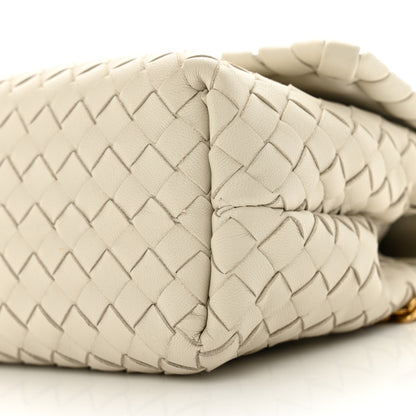Bottega Veneta Nappa Intrecciato Baby Olimpia Shoulder Bag Chalk 10 of 13