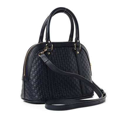 Gucci Soft Microguccissima Mini Dome Bag Blue 3 of 10