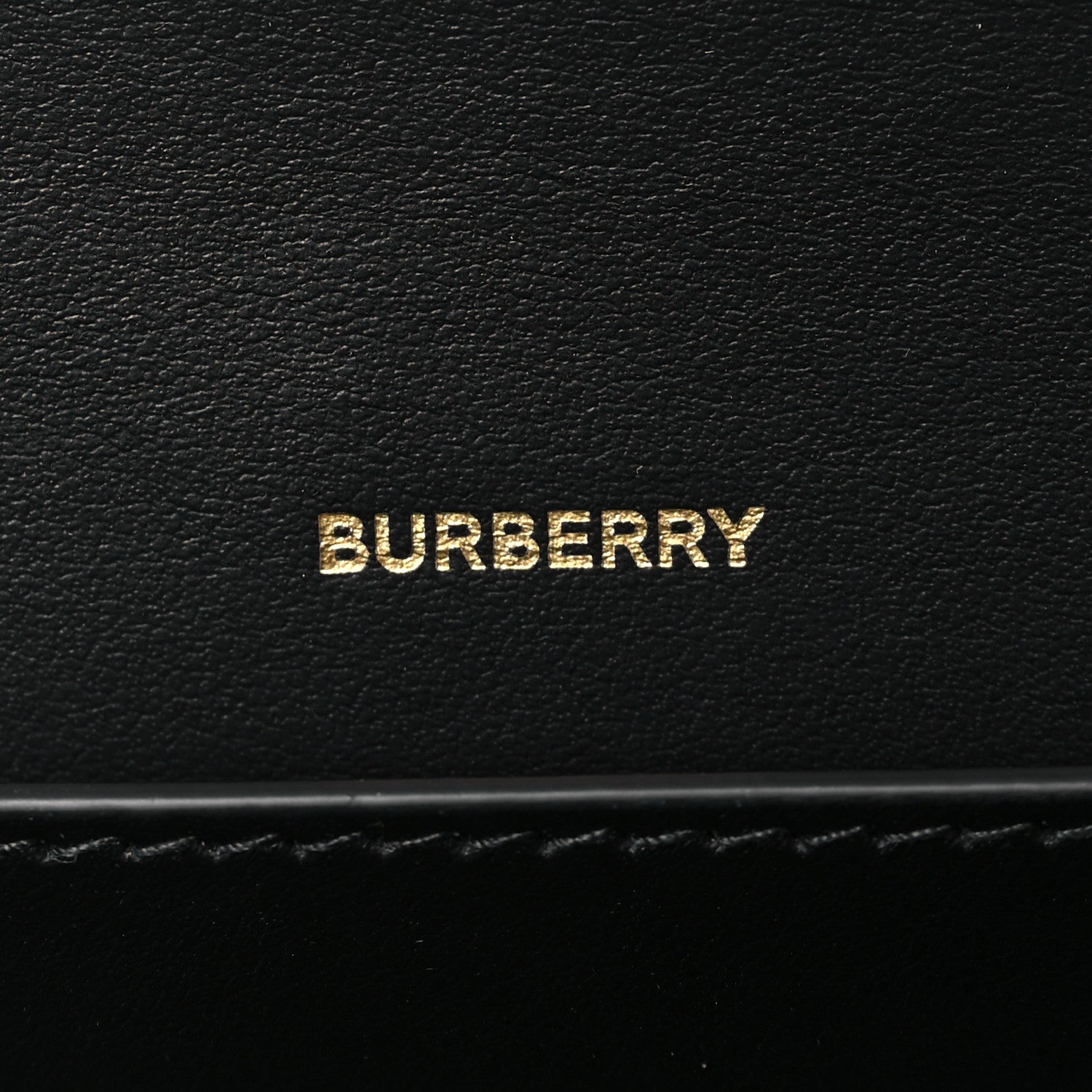 Burberry Grainy Calfskin Vintage Check Hampshire Crossbody Black 6 of 8