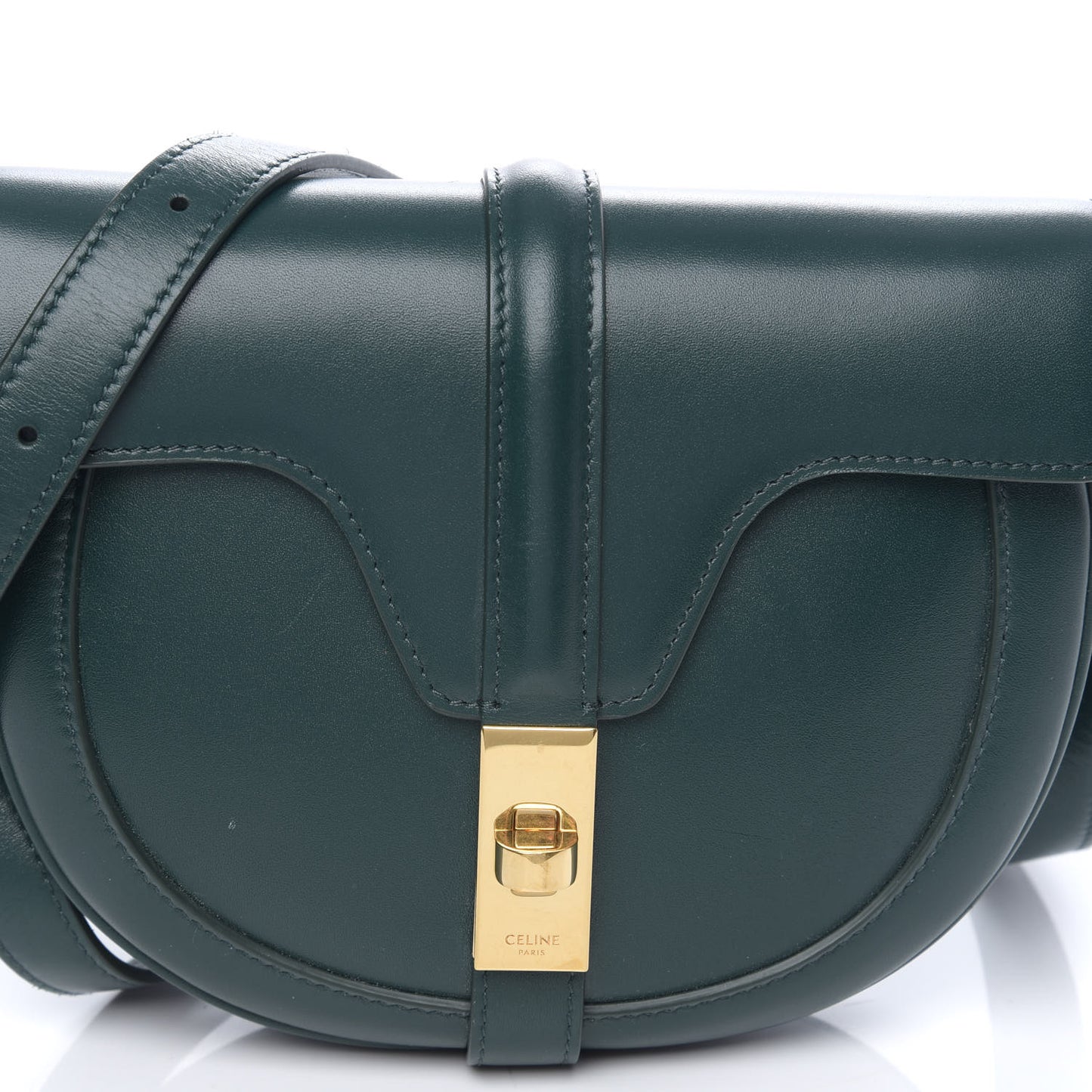 Satinated Calfskin Besace Small 16 Amazone