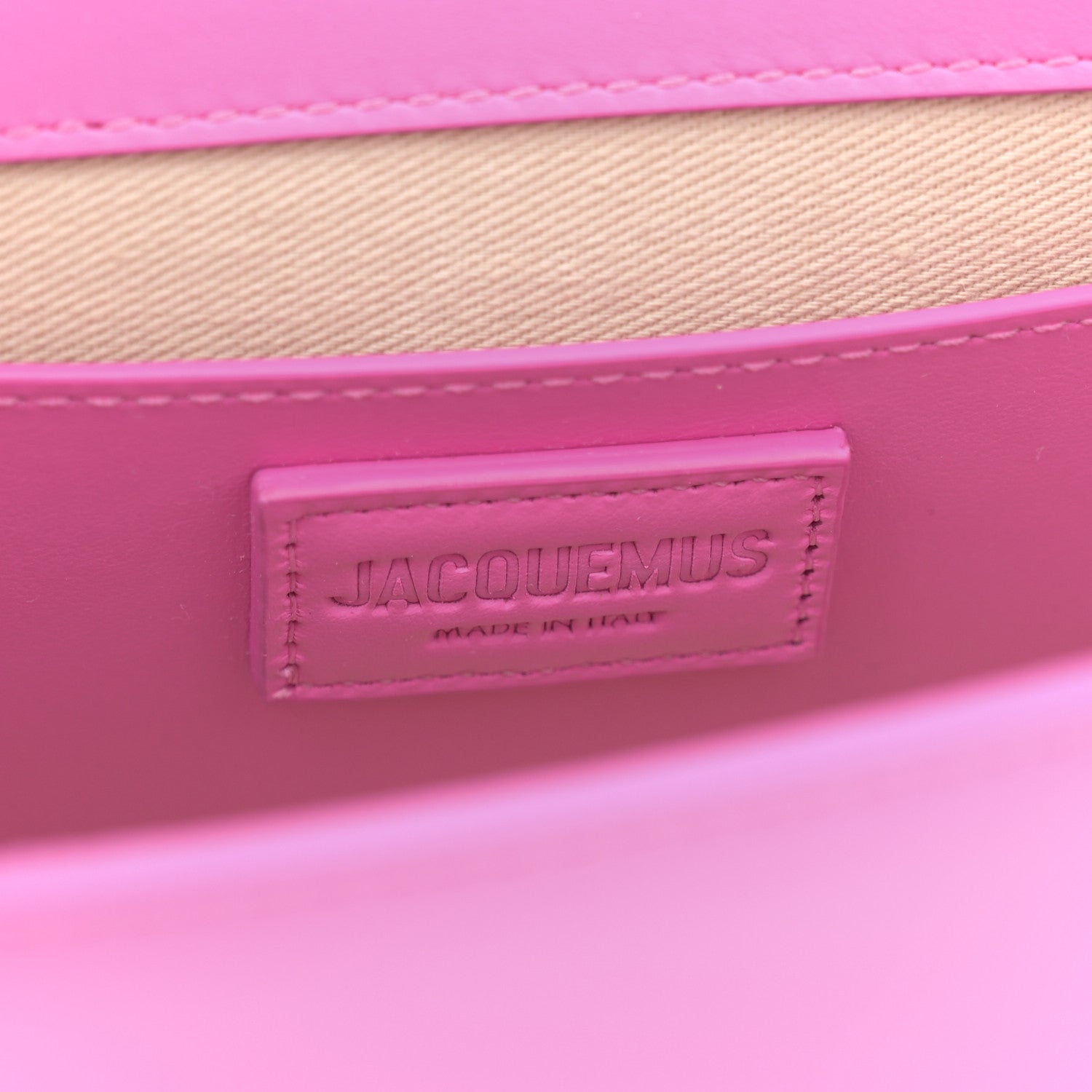 Jacquemus Smooth Calfskin Le Bambino Long Flap Pink 6 of 11