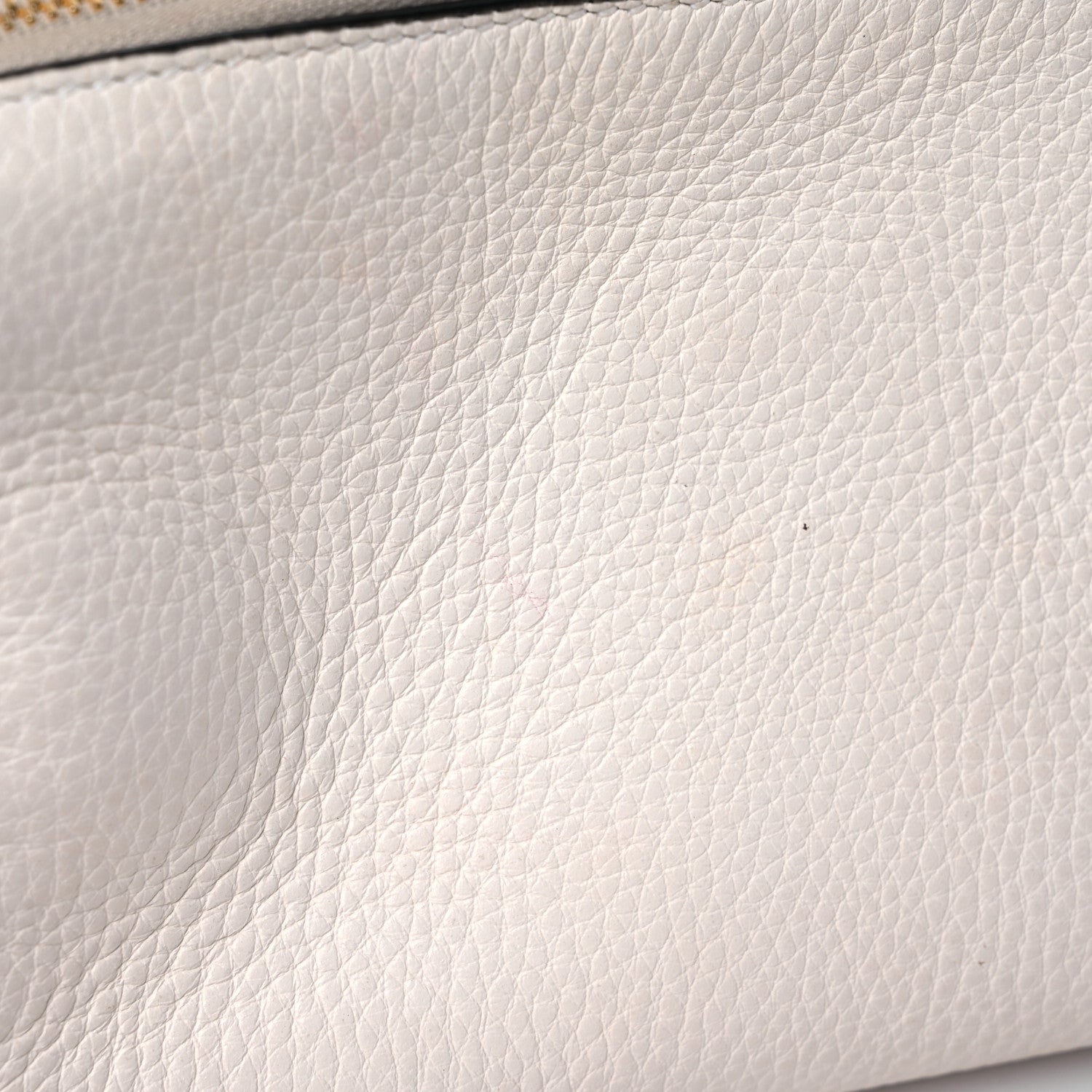 Prada Vitello Daino Cosmetic Pouch White 11 of 15