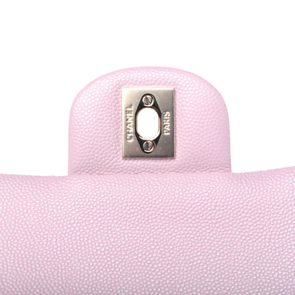 Chanel Caviar Quilted Medium Double Flap Light Pink 8 of 14