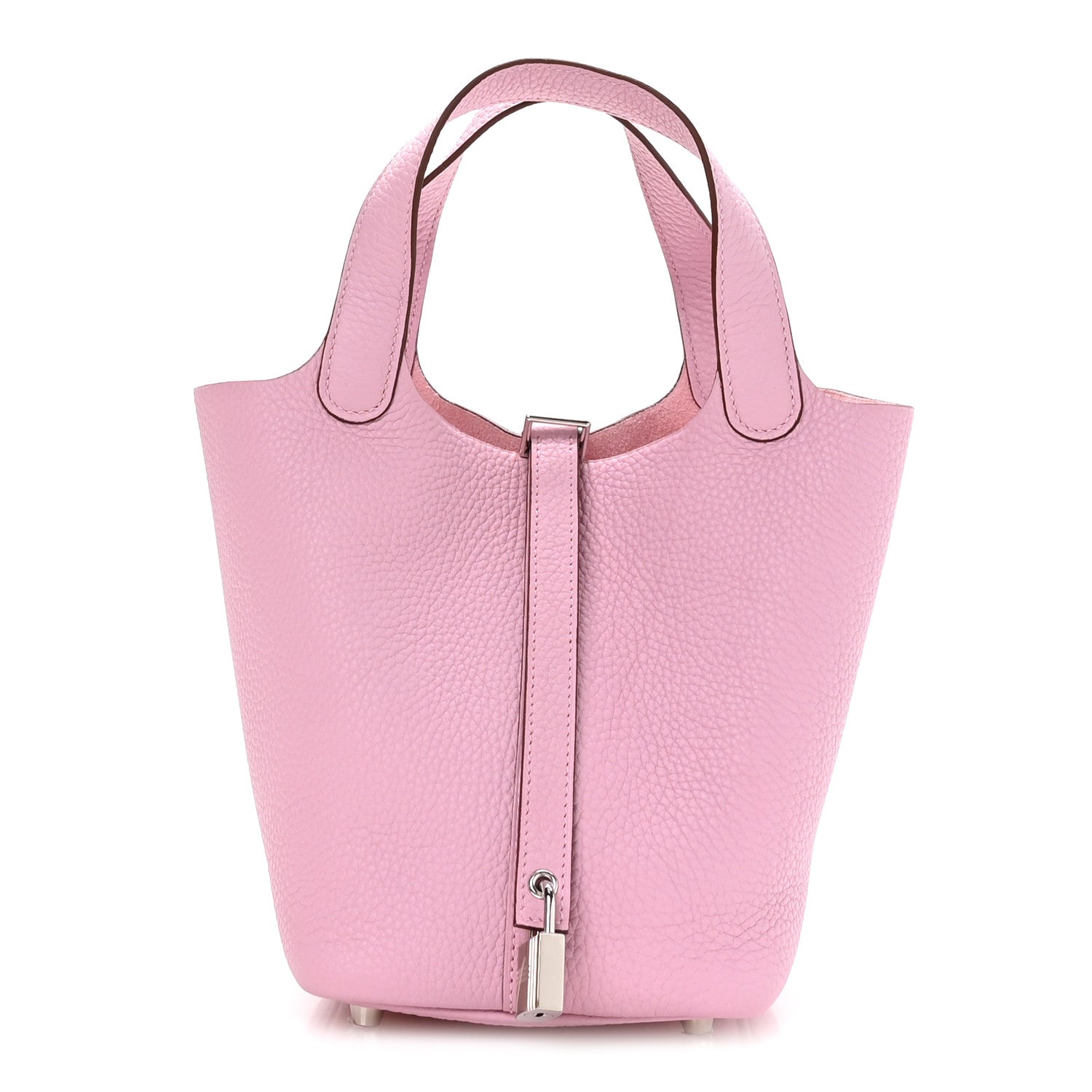Hermes Taurillon Clemence Picotin Lock 18 PM Rose Sakura 1 of 13