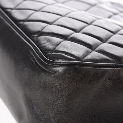 Chanel Lambskin Quilted Shopper Tote Black 9 of 16