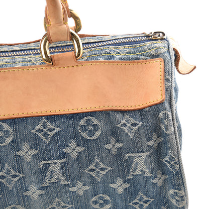 Louis Vuitton Monogram Denim Neo Speedy Blue 11 of 18