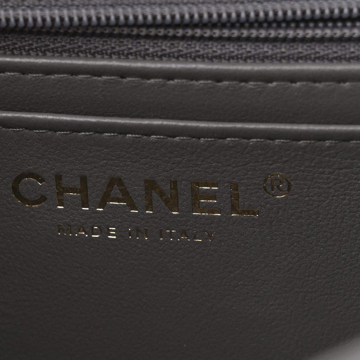 Chanel Lambskin Quilted Mini Top Handle Rectangular Flap Grey 5 of 12