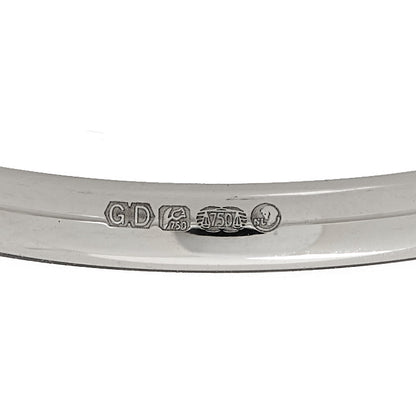 Graff 18K White Gold Diamond Laurence Graff Signature Band Ring 54 7 6 of 6