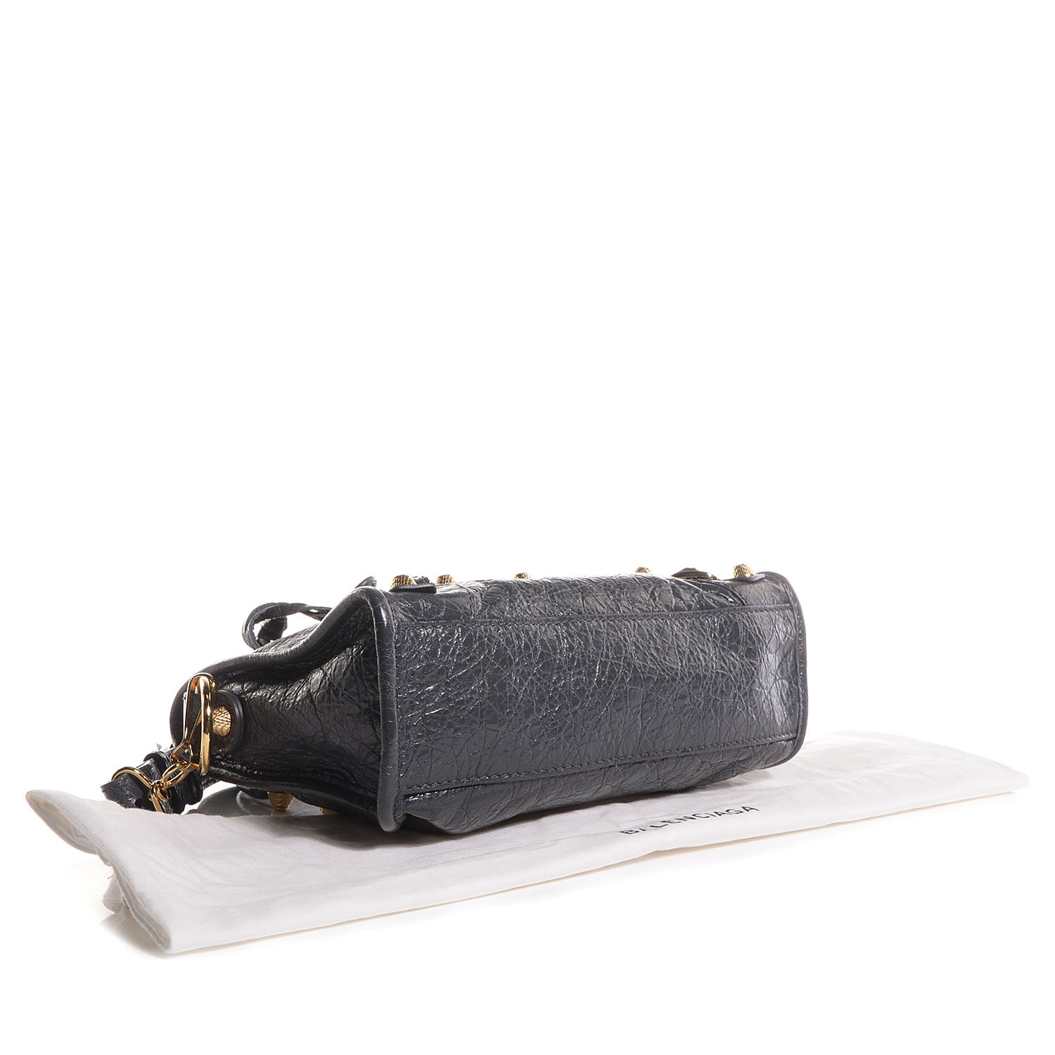 Balenciaga Agneau Giant 12 Gold Hardware Mini City Gris Fossile 4 of 11