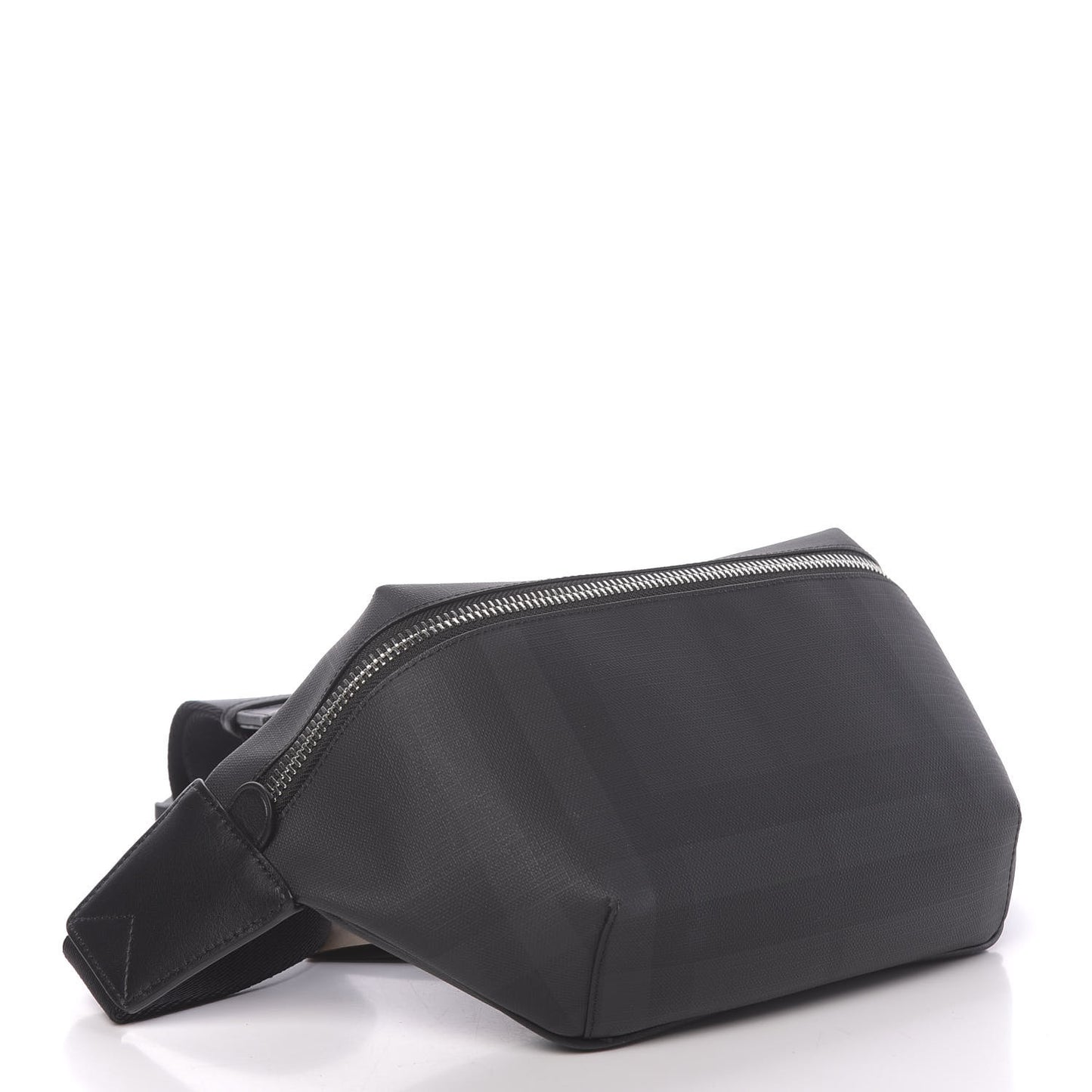 London Check Medium Bum Bag Dark Charcoal