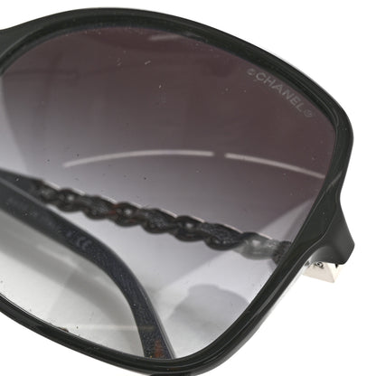 Chanel Lambskin Square Chain Sunglasses 5210-Q Black 8 of 9