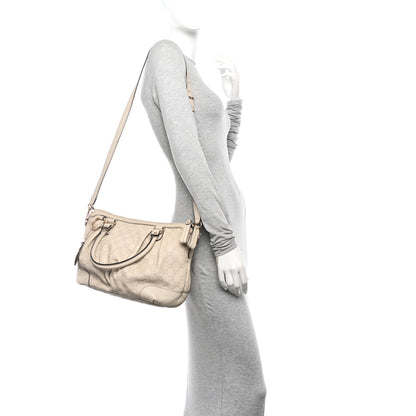 Gucci Guccissima Medium Sukey Tote White 2 of 16