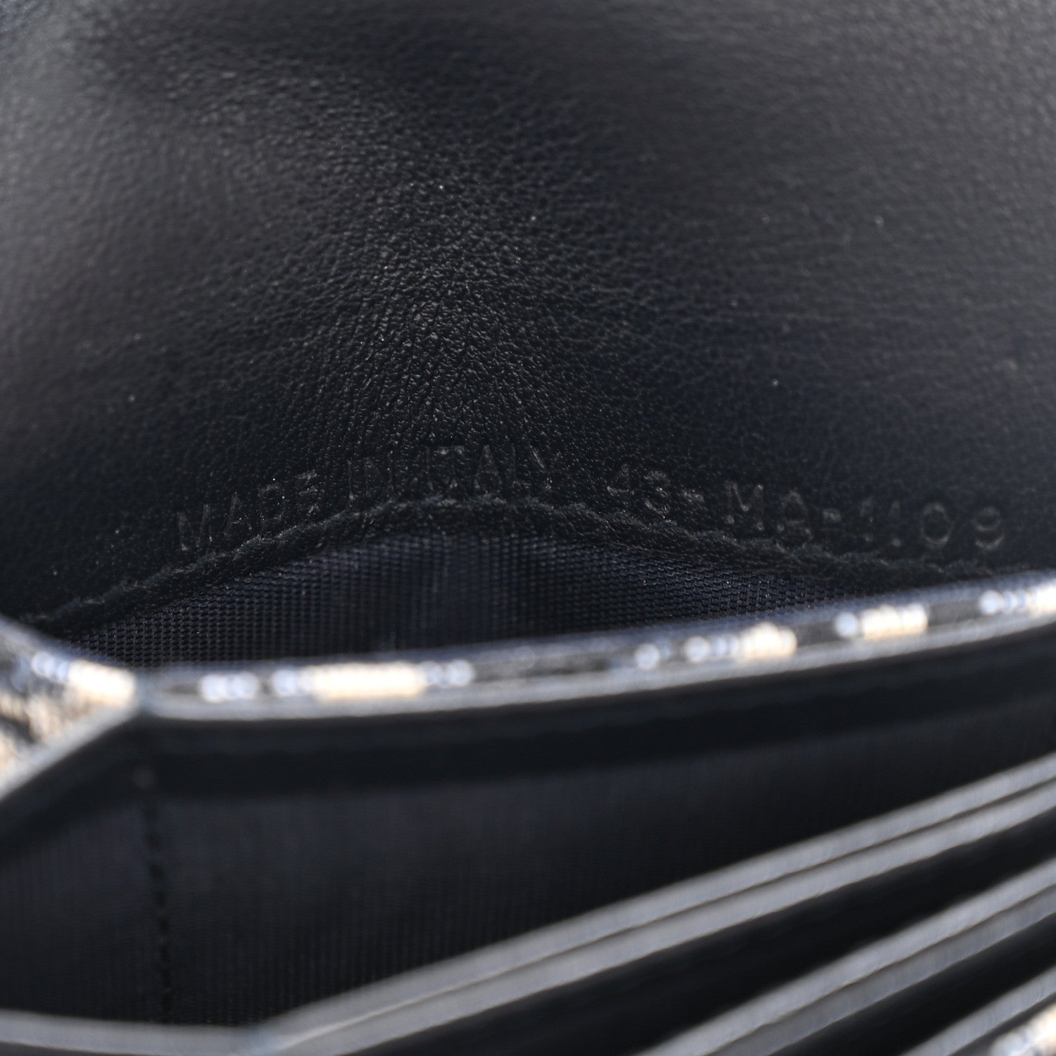 Christian Dior Oblique Saddle 5-Gusset Card Holder Blue 7 of 9