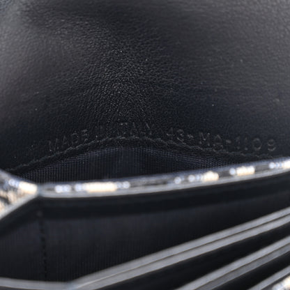 Christian Dior Oblique Saddle 5-Gusset Card Holder Blue 7 of 9