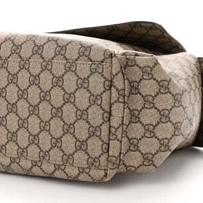 Gucci GG Plus Monogram Messenger Diaper Bag Dark Brown 10 of 10