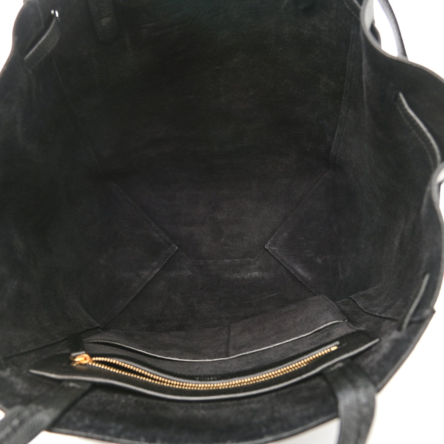 Soft Grained Calfskin Small Belt Cabas Phantom Black