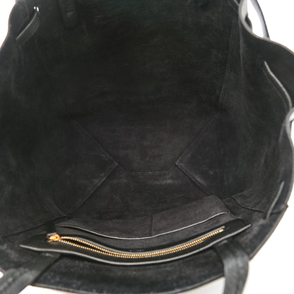 Celine Soft Grained Calfskin Small Belt Cabas Phantom Black 5 of 10