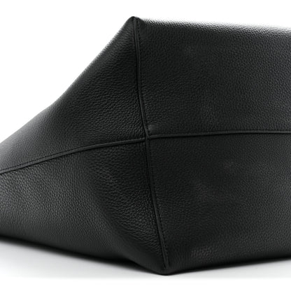 The Row Grained Calfskin Large N/S Park Tote Black 9 of 10
