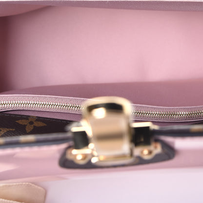 Louis Vuitton Patent Calfskin Monogram Cherrywood PM Rose Ballerine 5 of 8