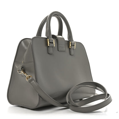 Saint Laurent Calfskin Monogram Baby Cabas Fog 3 of 9