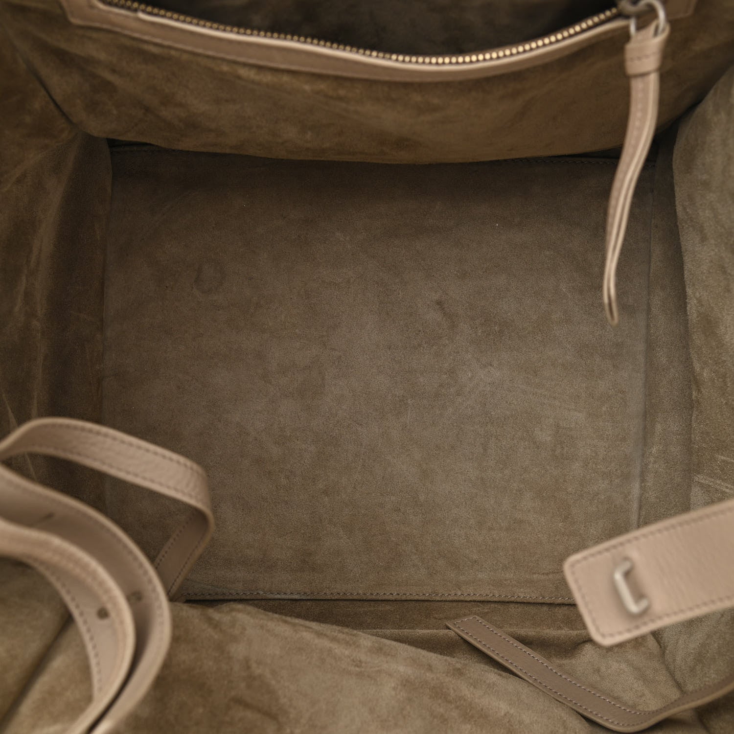 Celine Grained Calfskin Medium Phantom Luggage Taupe 5 of 14