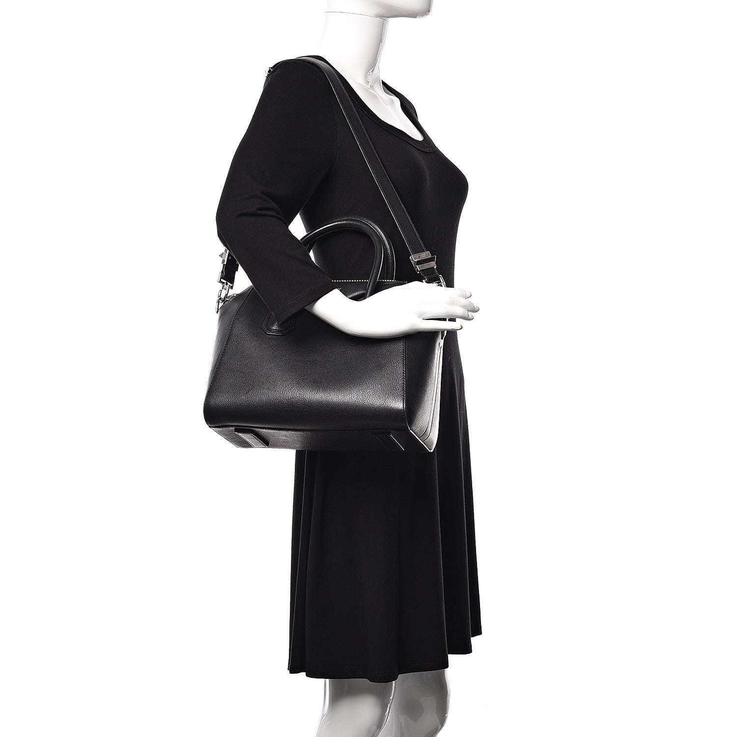 Givenchy Sugar Goatskin Small Antigona Black 2 of 16