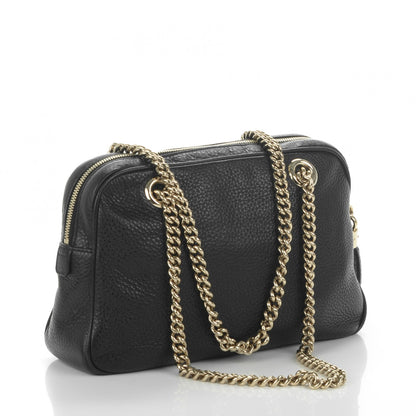 Gucci Pebbled Calfskin Small Soho Bowler Black 3 of 7