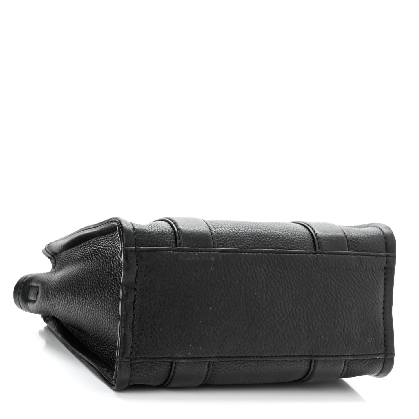 Grained Calfskin Small The Tote Bag Black