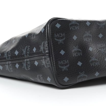 MCM Visetos Shopping Tote Black 9 of 16