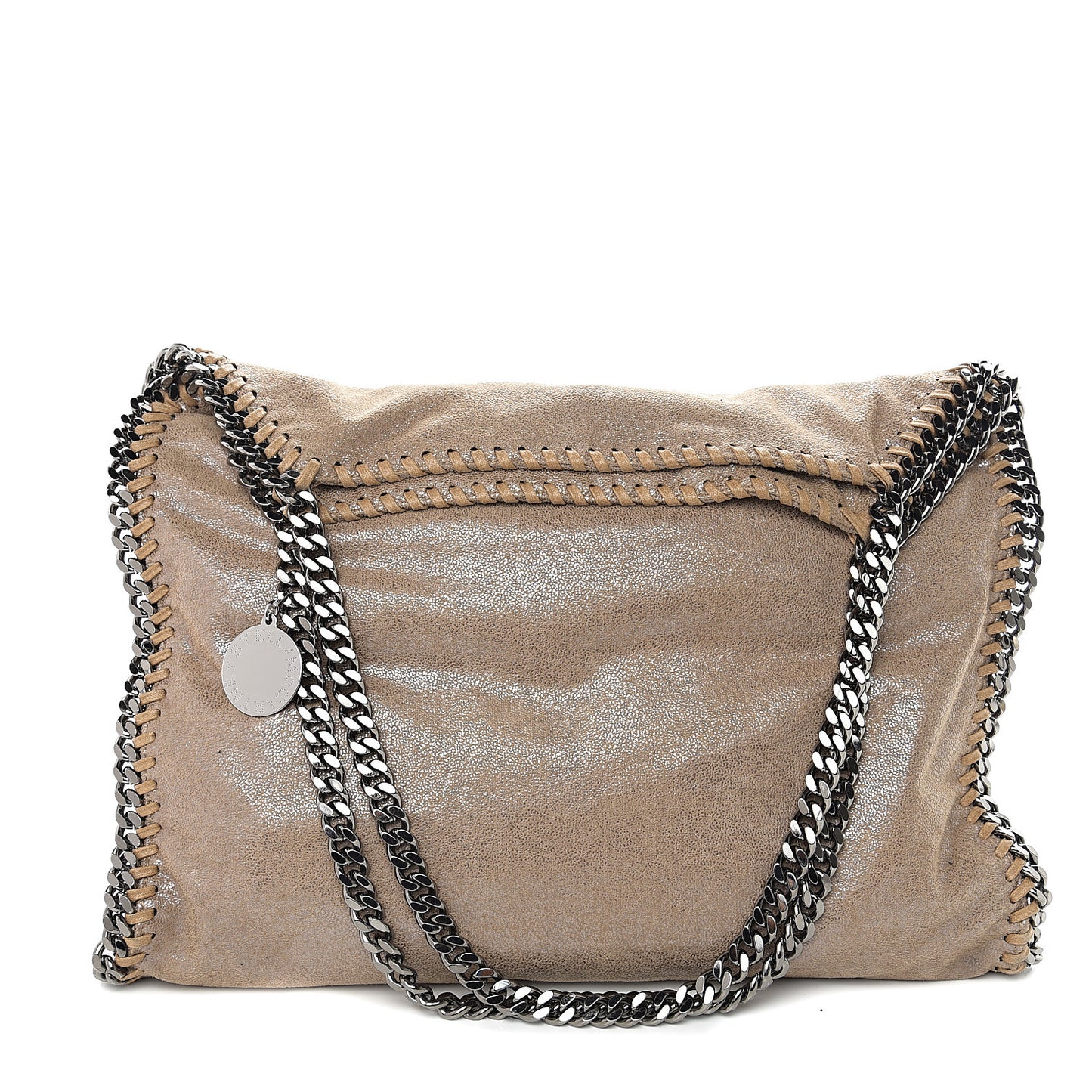 Shaggy Deer Small Falabella Tote Taupe