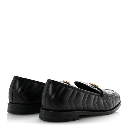 Gucci Nappa Matelasse Double G Marmont Loafers 41 Black 5 of 9