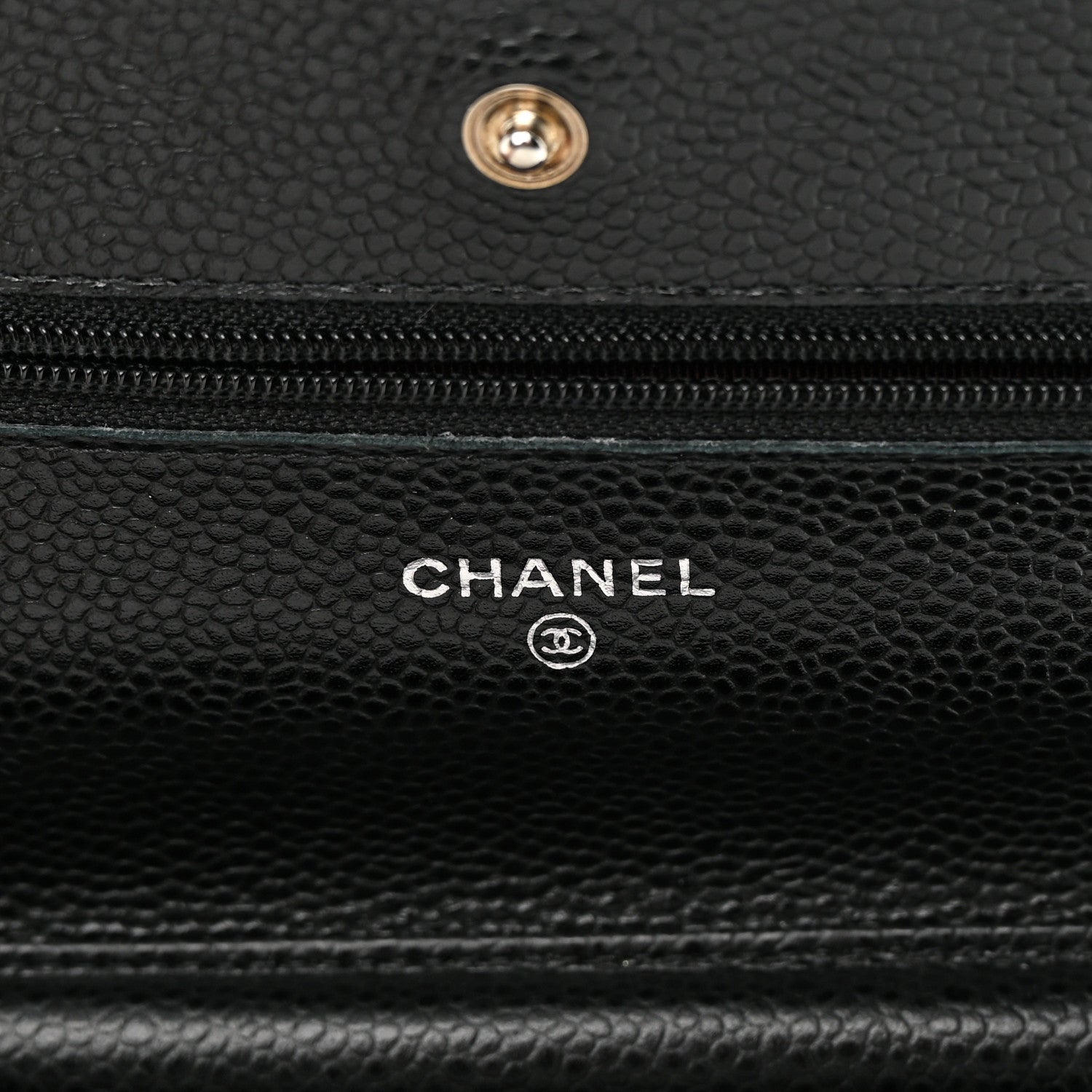 Chanel Caviar Quilted Wallet on Chain WOC Black 6 of 13