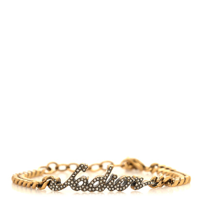 Christian Dior Metal Crystal J'Adior Chain Bracelet Gold 1 of 4