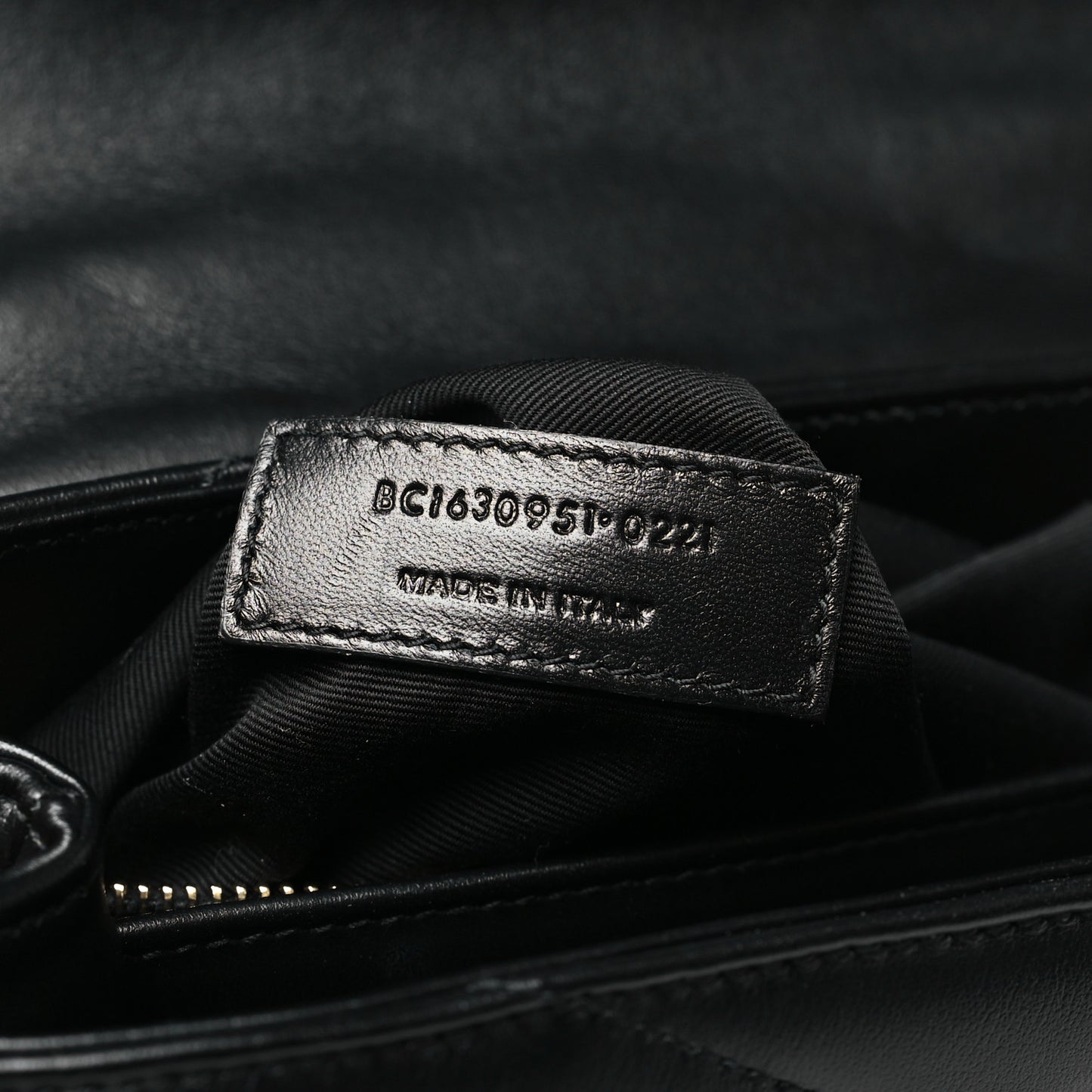 Calfskin Y Quilted Monogram Toy Loulou Crossbody Bag Black