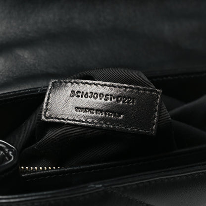 Saint Laurent Calfskin Y Quilted Monogram Toy Loulou Crossbody Bag Black 7 of 10