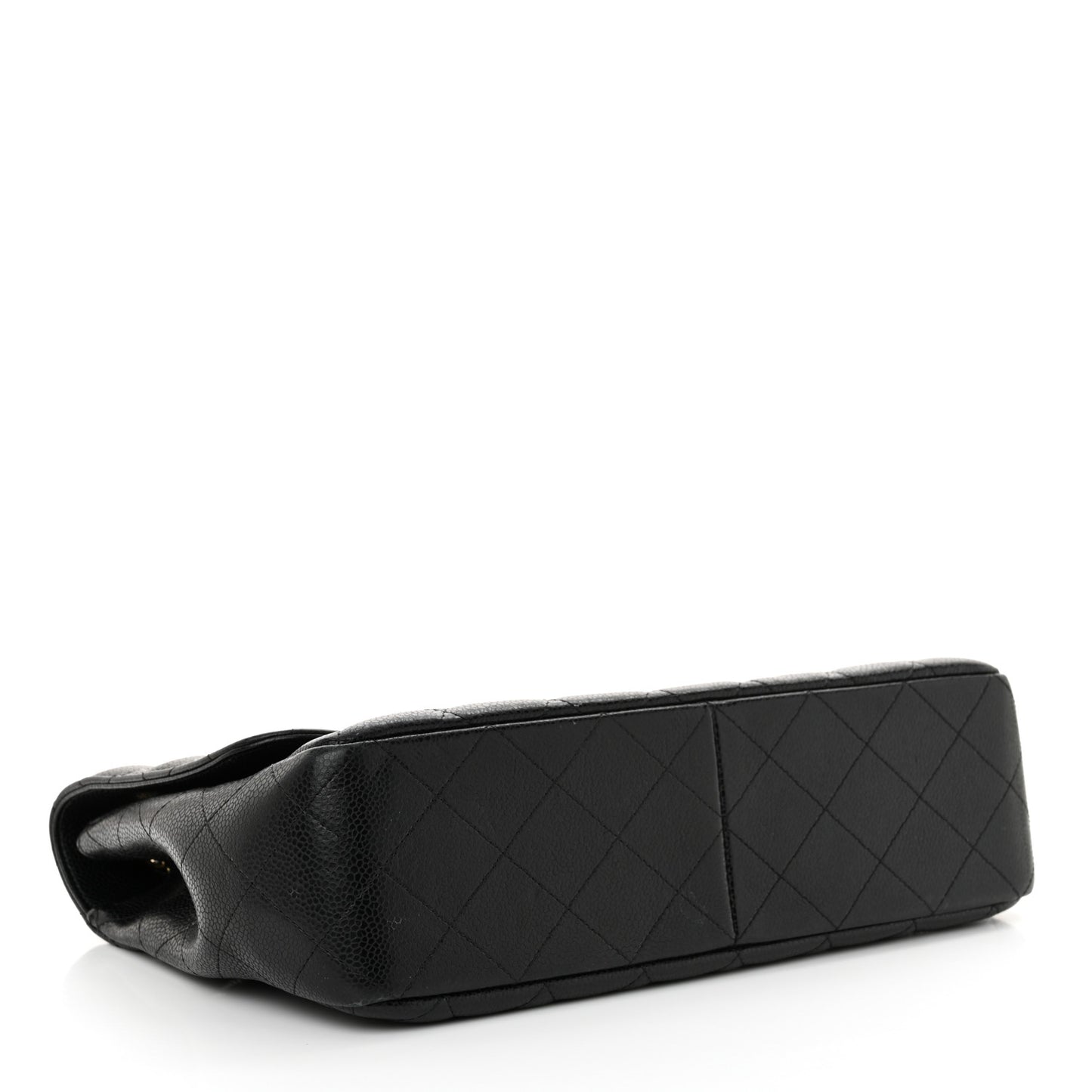 Caviar Quilted Jumbo Single Flap Black