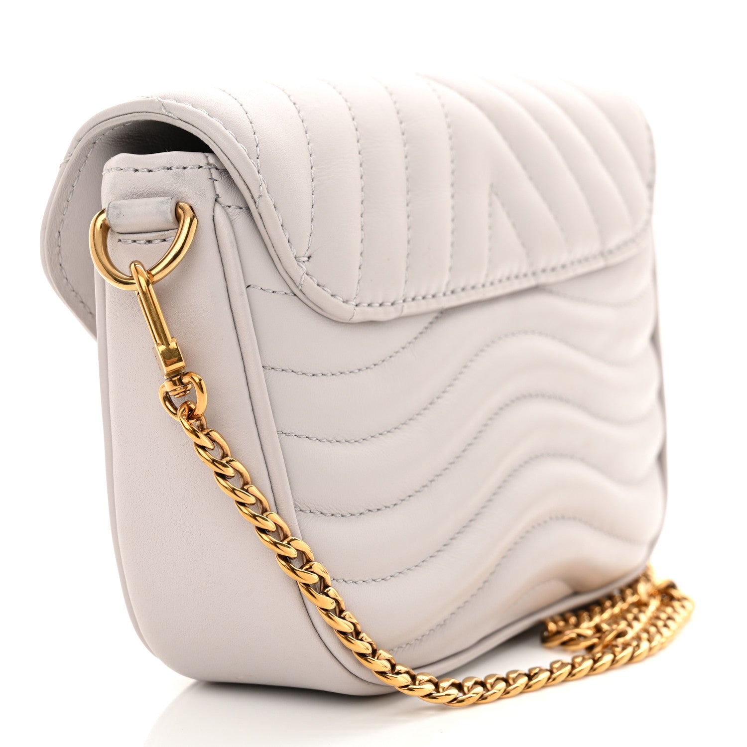 Louis Vuitton Calfskin New Wave Multi Pochette Brume 3 of 11