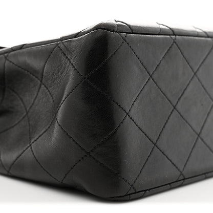 Chanel Lambskin Quilted XL Jumbo Single Flap Black 9 of 11