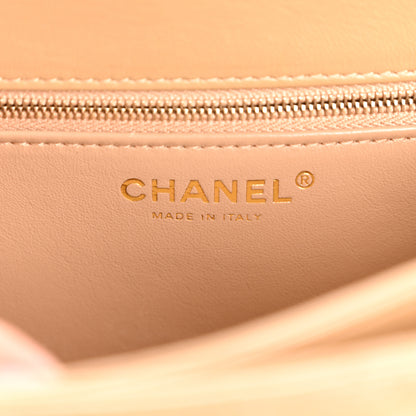 Chanel Lambskin Quilted Medium Trendy CC Flap Dual Handle Bag Camel 6 of 11