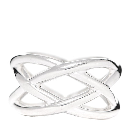 Tiffany Sterling Silver Weave Ring 56 7.5 3 of 5