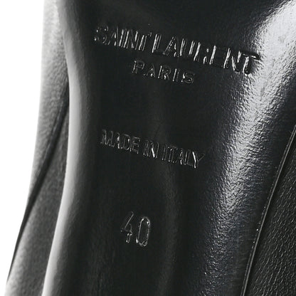 Saint Laurent Calfskin Opyum Ankle Boots 40 Black 7 of 9