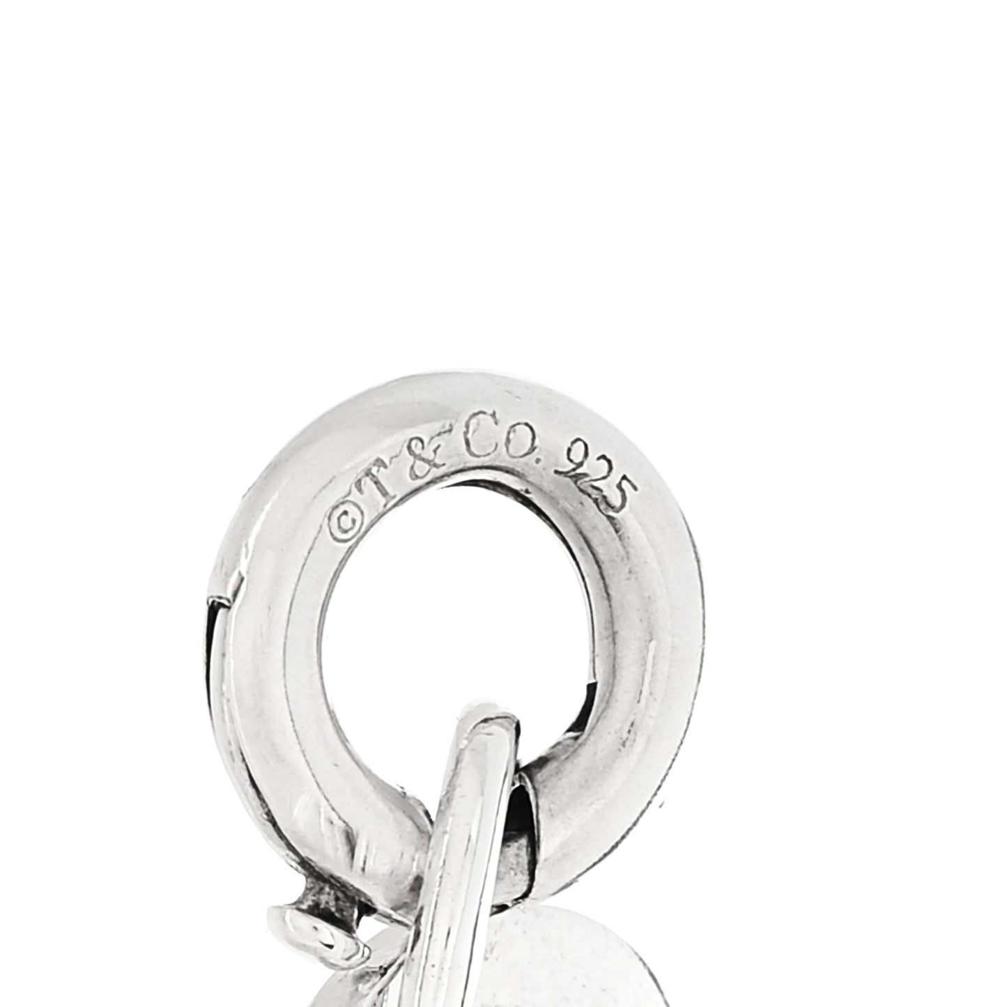 Sterling Silver Letter K Heart Charm