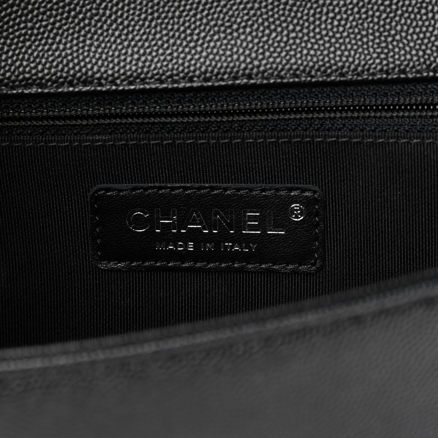 Chanel Caviar Quilted New Medium Boy Flap Black 6 of 11