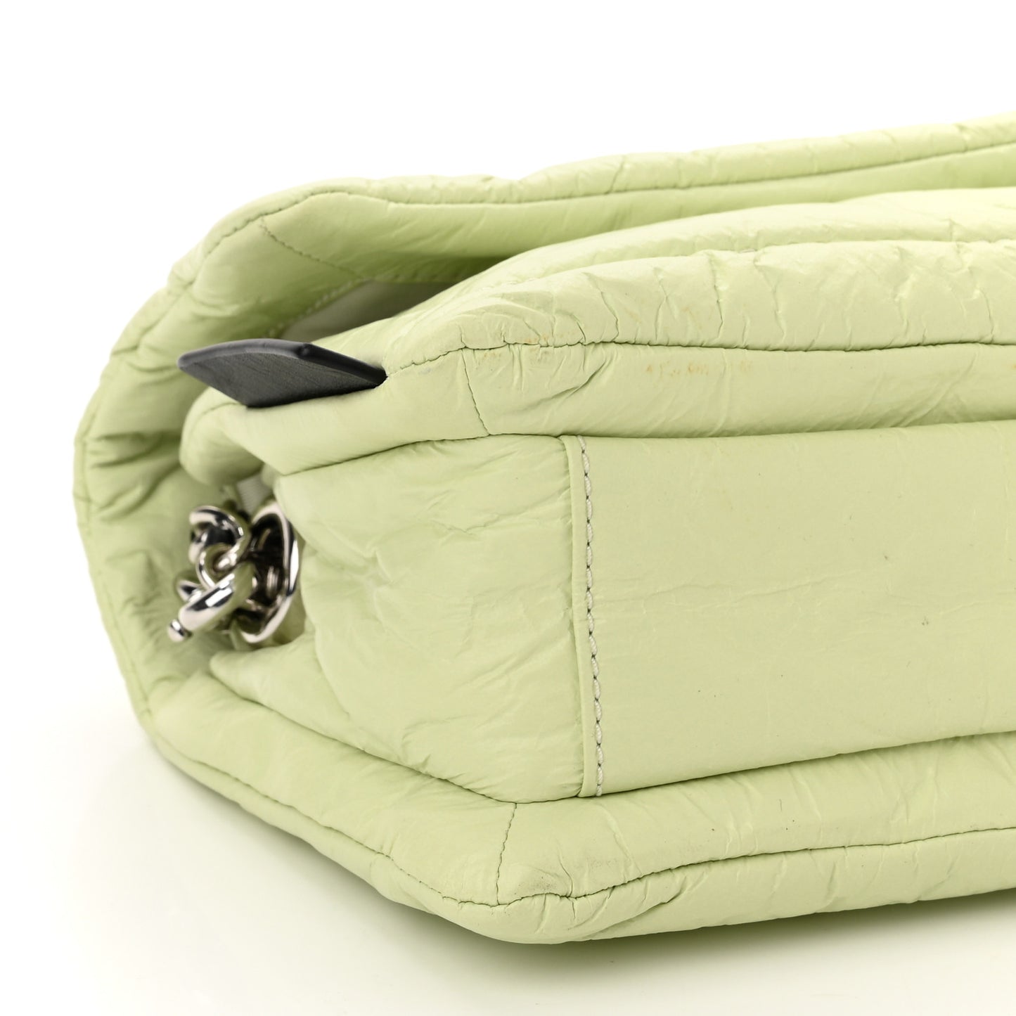 Lambskin The Mini Pillow Bag Pistachio