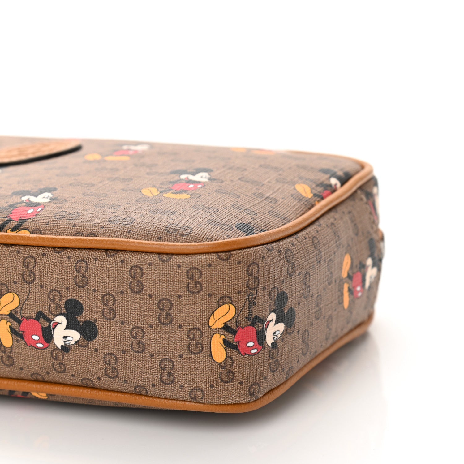 Gucci X DISNEY Mini Vintage GG Supreme Monogram Mickey Mouse Small Belt Bag Beige Vintage Sun Oil 10 of 10