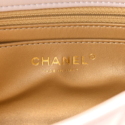 Chanel Lambskin Quilted Mini Rectangular Pearl Crush Flap Light Purple 6 of 11