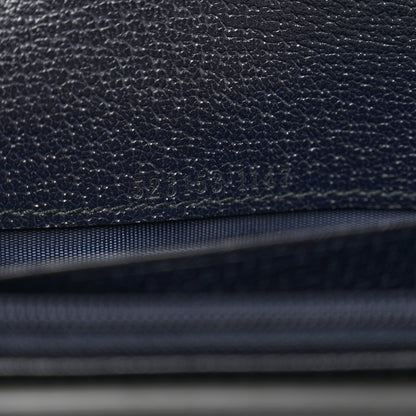 Gucci GG Supreme Monogram Textured Calfskin Web Ophidia Continental Wallet Beige Blue 6 of 7