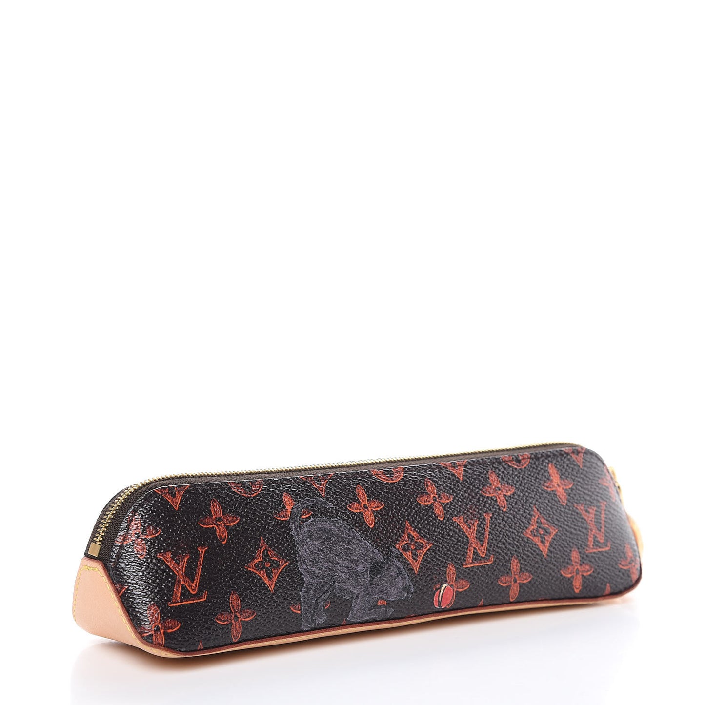 Catogram Elizabeth Pouch Orange Marron
