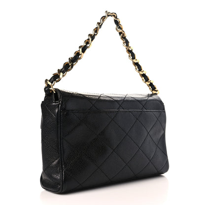 Chanel Caviar Quilted Shoulder Bag Black 3 of 9